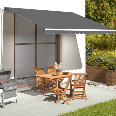 Tela de repuesto para toldo gris antracita 4,5x3,5 m de , Toldos - Ref: Foro24-311950, Precio: 60,92 €, Descuento: %