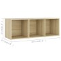 Muebles de salón 3 piezas madera de ingeniería roble Sonoma de , Muebles TV - Ref: Foro24-3080081, Precio: 93,53 €, Descuento: %