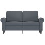 Dark gray velvet 2-seater sofa 120 cm by , Sofas - Ref: Foro24-359520, Price: 265,32 €, Discount: %