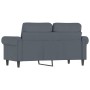 Dark gray velvet 2-seater sofa 120 cm by , Sofas - Ref: Foro24-359520, Price: 265,32 €, Discount: %