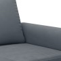 Dark gray velvet 2-seater sofa 120 cm by , Sofas - Ref: Foro24-359520, Price: 265,32 €, Discount: %