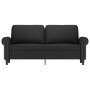 Sofá de 2 plazas terciopelo negro 140 cm de , Sofás - Ref: Foro24-359534, Precio: 271,98 €, Descuento: %