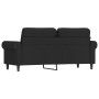 Sofá de 2 plazas terciopelo negro 140 cm de , Sofás - Ref: Foro24-359534, Precio: 271,98 €, Descuento: %