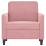 Rosa Samtsessel 60 cm von , Sofas - Ref: Foro24-359425, Preis: 165,82 €, Rabatt: %