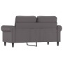 Sofá de 2 plazas de cuero sintético gris 120 cm de , Sofás - Ref: Foro24-359501, Precio: 235,99 €, Descuento: %