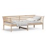 Solid pine wood sofa bed 80x200 cm by , Beds and slatted bases - Ref: Foro24-842866, Price: 101,99 €, Discount: %