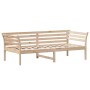 Solid pine wood sofa bed 80x200 cm by , Beds and slatted bases - Ref: Foro24-842866, Price: 101,99 €, Discount: %