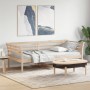 Solid pine wood sofa bed 80x200 cm by , Beds and slatted bases - Ref: Foro24-842866, Price: 101,99 €, Discount: %