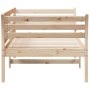 Solid pine wood sofa bed 80x200 cm by , Beds and slatted bases - Ref: Foro24-842866, Price: 101,99 €, Discount: %