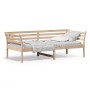 Solid pine wood sofa bed 90x200 cm by , Beds and slatted bases - Ref: Foro24-842870, Price: 106,65 €, Discount: %