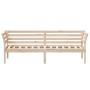 Solid pine wood sofa bed 90x200 cm by , Beds and slatted bases - Ref: Foro24-842870, Price: 106,65 €, Discount: %