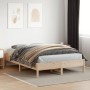 Estructura de cama de madera maciza de pino 160x200 cm de , Camas y somieres - Ref: Foro24-842690, Precio: 104,99 €, Descuent...