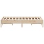 Solid pine wood bed frame 160x200 cm by , Beds and slatted bases - Ref: Foro24-842690, Price: 105,14 €, Discount: %