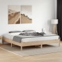 Solid pine wood bed frame 180x200 cm by , Beds and slatted bases - Ref: Foro24-842686, Price: 109,17 €, Discount: %