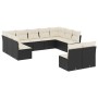 11-teiliges Gartensofa-Set und schwarze synthetische Rattankissen von , Gartensets - Ref: Foro24-3250185, Preis: 567,08 €, Ra...