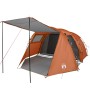 Campingzelt mit Tunnel 4 Personen wasserdicht grau orange von , Zelte - Ref: Foro24-94399, Preis: 150,99 €, Rabatt: %