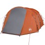 Camping tent with tunnel 4 people waterproof gray orange by , tents - Ref: Foro24-94399, Price: 151,27 €, Discount: %