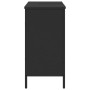 Black engineered wood bathroom sink cabinet 80x30x60 cm by , Dressing tables - Ref: Foro24-842451, Price: 70,76 €, Discount: %