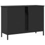 Black engineered wood bathroom sink cabinet 80x30x60 cm by , Dressing tables - Ref: Foro24-842451, Price: 70,76 €, Discount: %