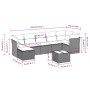 Gartensofa-Set mit beigen Kissen 8 Stück PE-Rattan von , Gartensets - Ref: Foro24-3249817, Preis: 573,81 €, Rabatt: %