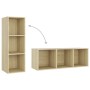 TV-Schrank aus Sonoma-Eichensperrholz, 107 x 35 x 37 cm von , TV-Möbel - Ref: Foro24-805537, Preis: 45,71 €, Rabatt: %