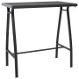 High table and garden bar stools 7 pieces black and gray by , Garden sets - Ref: Foro24-3073579, Price: 568,13 €, Discount: %