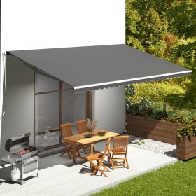 Replacement fabric for anthracite gray awning 6x3.5 m by , Awnings - Ref: Foro24-311954, Price: 80,99 €, Discount: %