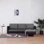 3-Sitzer-Sofa mit schwarzen Kunstlederkissen von , Sofas - Ref: Foro24-282287, Preis: 418,14 €, Rabatt: %