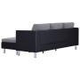 3-seater sofa with black synthetic leather cushions by , Sofas - Ref: Foro24-282287, Price: 418,14 €, Discount: %