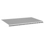 Replacement fabric for anthracite gray and white awning 6x3.5 m by , Awnings - Ref: Foro24-311994, Price: 92,52 €, Discount: %