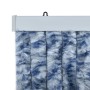 Blau-weißer und silberner Chenille-Moskitonetz-Vorhang, 90 x 220 cm von vidaXL, Moskitonetze für Fenster - Ref: Foro24-284274...