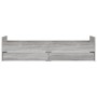 Sonoma gray bed frame with drawers 75x190 cm by , Beds and slatted bases - Ref: Foro24-3207390, Price: 122,04 €, Discount: %