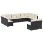 Gartensofa-Set 12-teilig mit schwarzen synthetischen Rattankissen von , Gartensets - Ref: Foro24-3250205, Preis: 660,89 €, Ra...