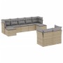 Set de sofás de jardín 9 pzas con cojines ratán sintético beige de , Conjuntos de jardín - Ref: Foro24-3250148, Precio: 596,5...