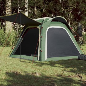 Waterproof 4-person camping tent quick opening green by , tents - Ref: Foro24-94356, Price: 103,99 €, Discount: %