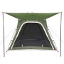 Waterproof 4-person camping tent quick opening green by , tents - Ref: Foro24-94356, Price: 104,24 €, Discount: %