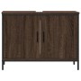 Bathroom sink cabinet engineered wood brown oak 80x30x60 cm by , Dressing tables - Ref: Foro24-842455, Price: 68,90 €, Discou...