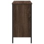 Bathroom sink cabinet engineered wood brown oak 80x30x60 cm by , Dressing tables - Ref: Foro24-842455, Price: 68,90 €, Discou...