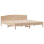 Estructura de cama con cabecero madera maciza de pino 200x200cm de , Camas y somieres - Ref: Foro24-3216188, Precio: 189,43 €...