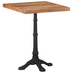 Solid acacia wood bistro table 60x60x76 cm by , Kitchen and dining tables - Ref: Foro24-321085, Price: 156,42 €, Discount: %