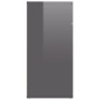 Aparador de madera contrachapada gris brillante 80x36x75 cm de , Aparadores - Ref: Foro24-805778, Precio: 112,72 €, Descuento: %