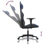 Black and blue synthetic leather massage gaming chair by , Gaming chairs - Ref: Foro24-345445, Price: 126,36 €, Discount: %