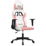 Gaming-Stuhl aus weißem und rosafarbenem Kunstleder von , Gaming-Stühle - Ref: Foro24-3143696, Preis: 126,99 €, Rabatt: %