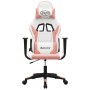 Silla gaming cuero sintético blanco y rosa de , Sillones para videojuegos - Ref: Foro24-3143696, Precio: 127,06 €, Descuento: %