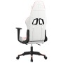 Silla gaming cuero sintético blanco y rosa de , Sillones para videojuegos - Ref: Foro24-3143696, Precio: 127,06 €, Descuento: %