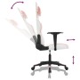 Silla gaming cuero sintético blanco y rosa de , Sillones para videojuegos - Ref: Foro24-3143696, Precio: 127,06 €, Descuento: %