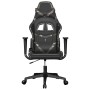 Gaming chair in black synthetic leather and camouflage. by , Gaming chairs - Ref: Foro24-3143675, Price: 125,07 €, Discount: %