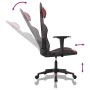 Gaming chair in black synthetic leather with burgundy red accents. by , Gaming chairs - Ref: Foro24-3143694, Price: 126,36 €,...