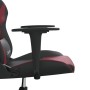 Silla gaming cuero sintético negro y rojo vino tinto de , Sillones para videojuegos - Ref: Foro24-3143694, Precio: 126,36 €, ...