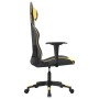 Silla gaming cuero sintético negro y dorado de , Sillones para videojuegos - Ref: Foro24-3143689, Precio: 127,50 €, Descuento: %